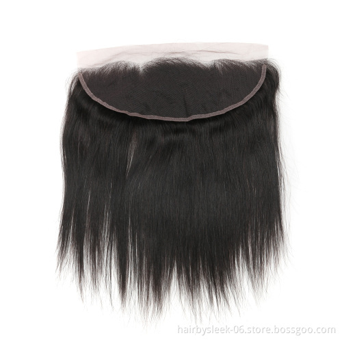 Rebecca Wholesale Virgin Brazilian Straight wave Human Hair Weave 13X4 Lace Frontal Natural Hairline Bundles With Lace Frontal